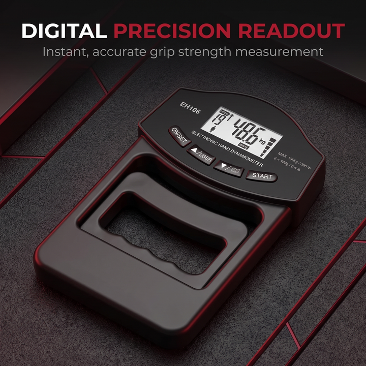 Professional Hand Grip Strength Dynamometer - digital precision readout