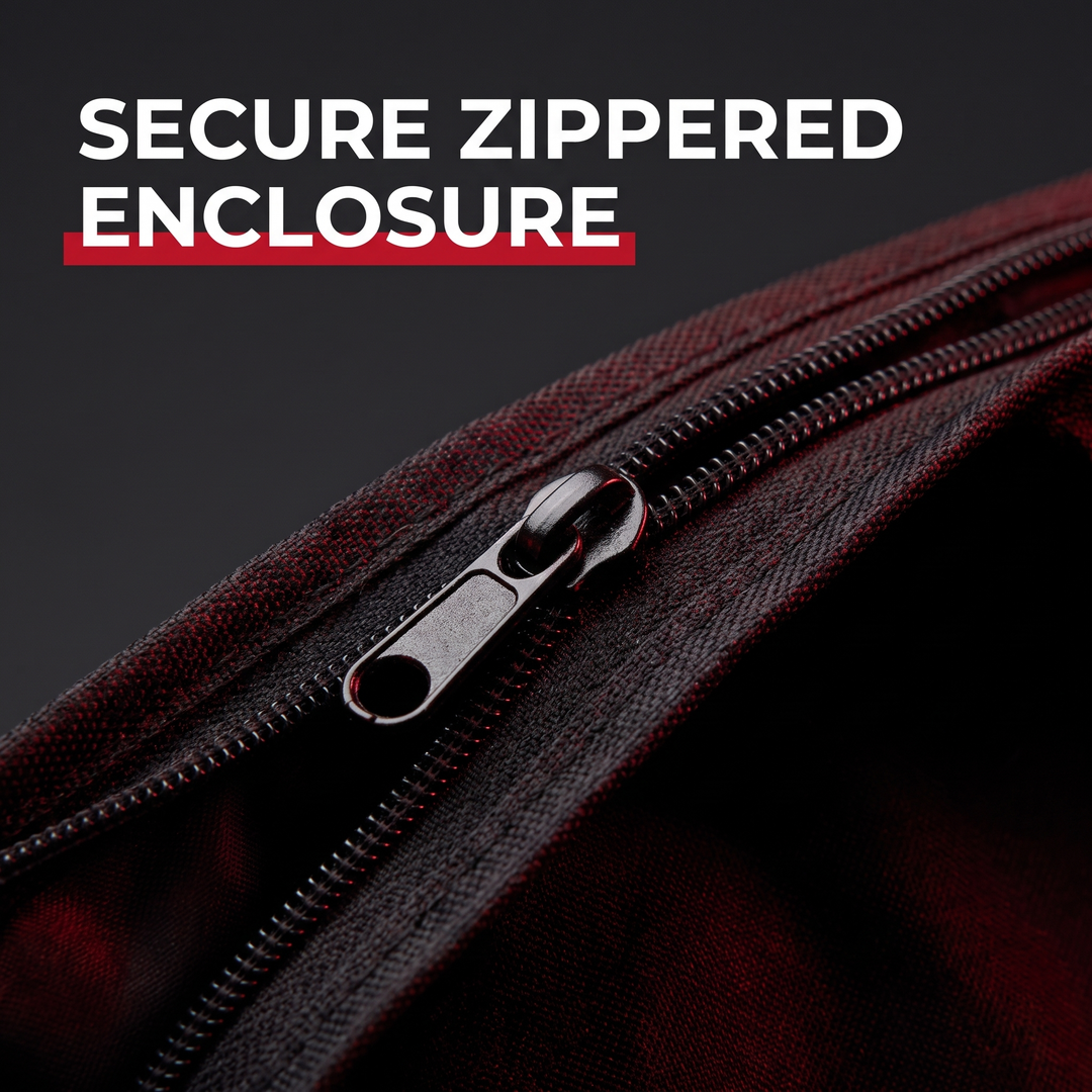 Professional Infrared Sauna Blanket - Full Body Recovery Wrap - Secure Zippered Enclosure Detail