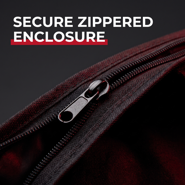 Professional Infrared Sauna Blanket - Full Body Recovery Wrap - Secure Zippered Enclosure Detail