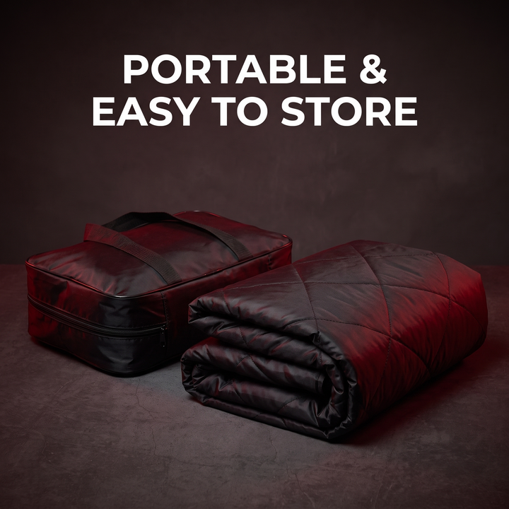 Professional Infrared Sauna Blanket - Full Body Recovery Wrap - Portable Carry Bag