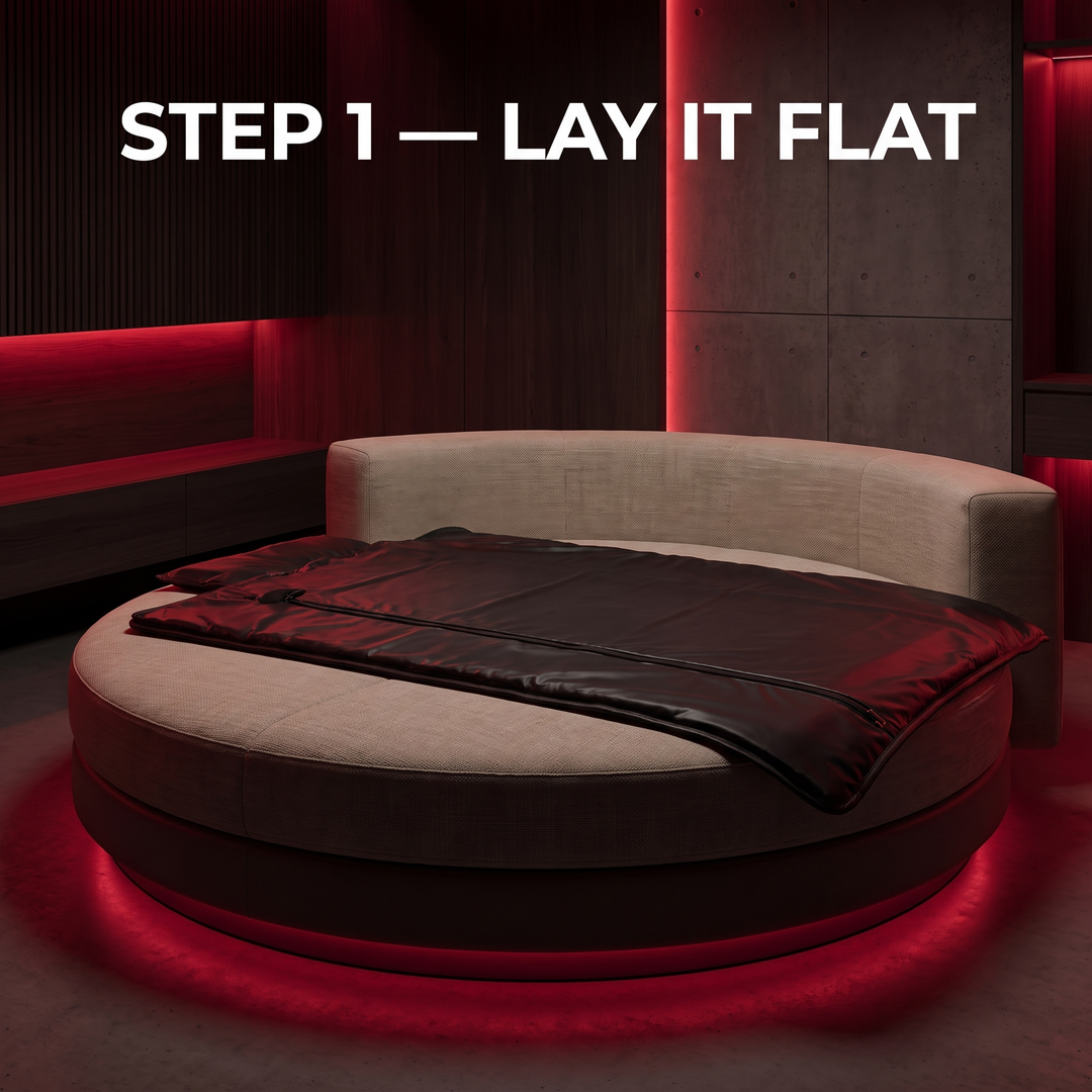 Professional Infrared Sauna Blanket - Full Body Recovery Wrap - Step 1 Lay Flat
