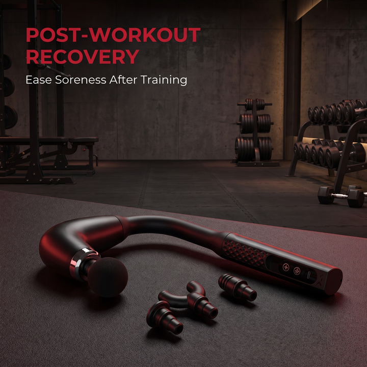 Percussion Massage Gun - post-workout muscle recovery