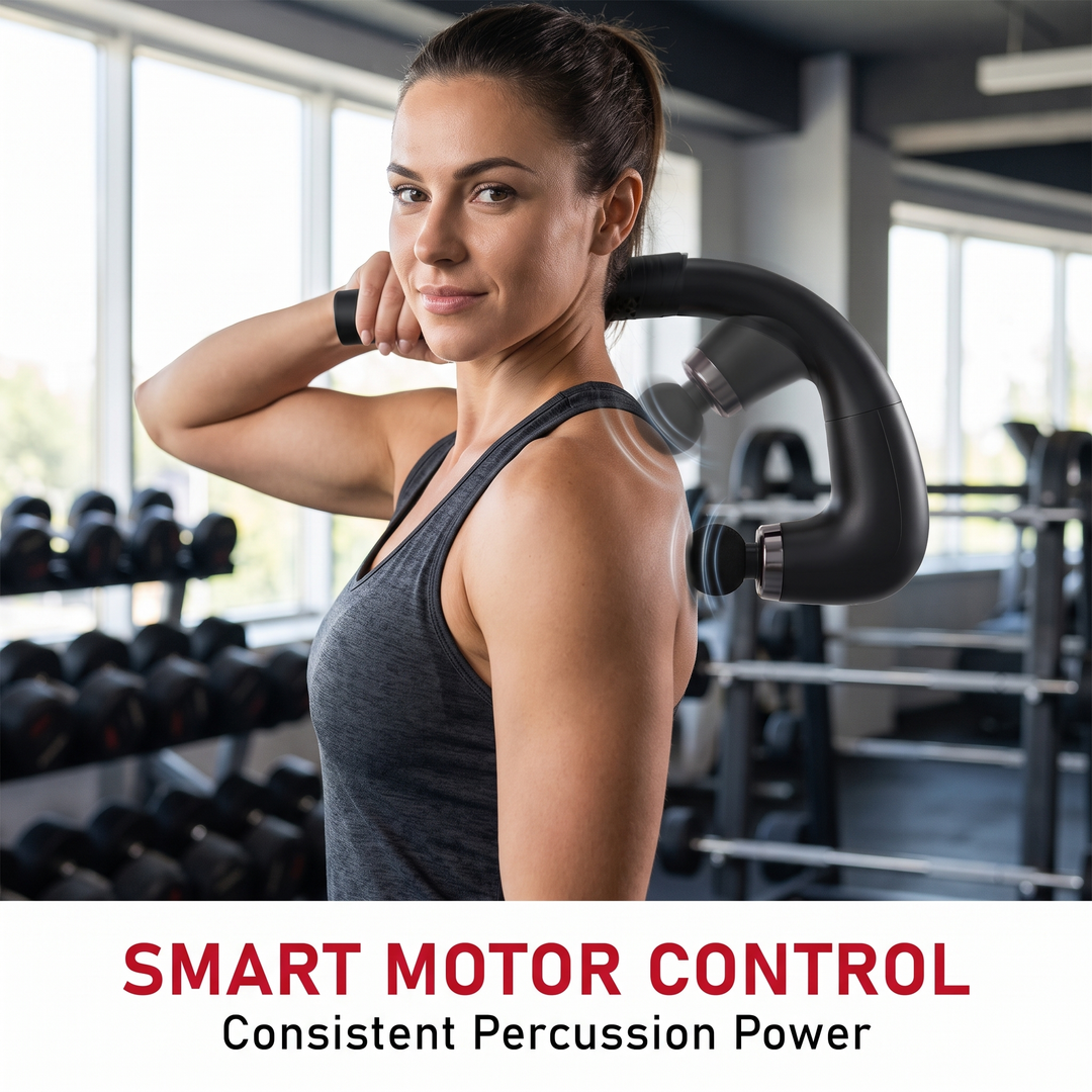 Percussion Massage Gun - smart motor control for consistent percussion power