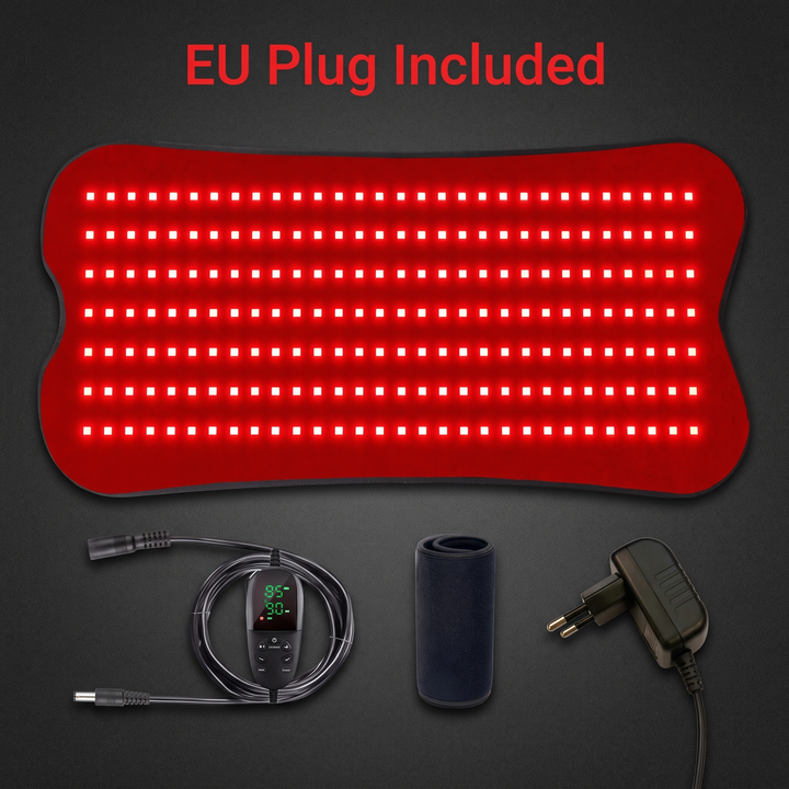 PhysioAthletX Red Light Therapy Pad - EU Plug included