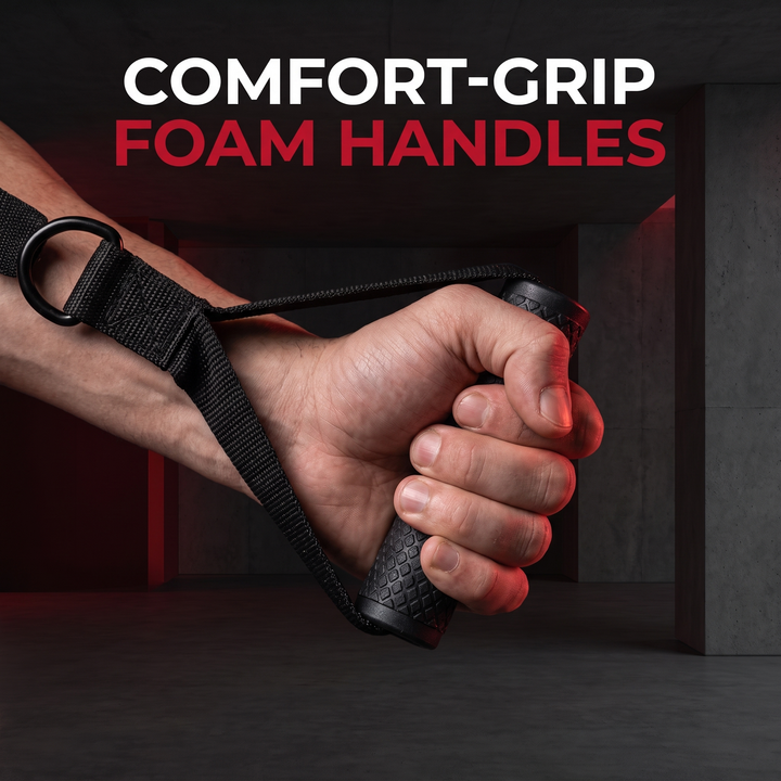 PHYSIOATHLETX Pull-Up Assistance Bands – Comfort-Grip Foam Handles