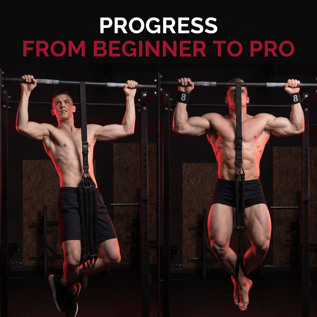 PHYSIOATHLETX Pull-Up Assistance Bands – Beginner to Advanced Progression