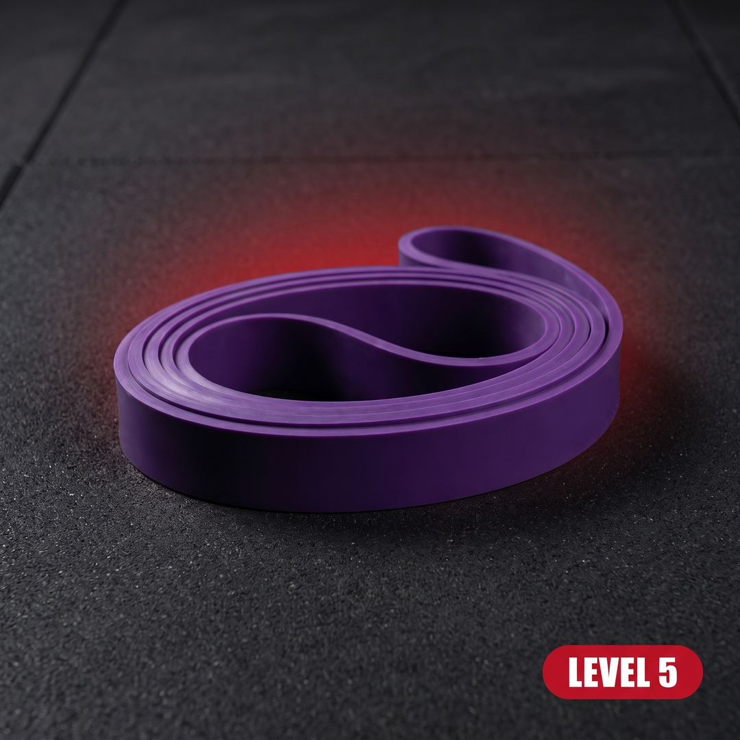 Professional Resistance Loop Bands Set - Dark Purple Resistance Band Level 5