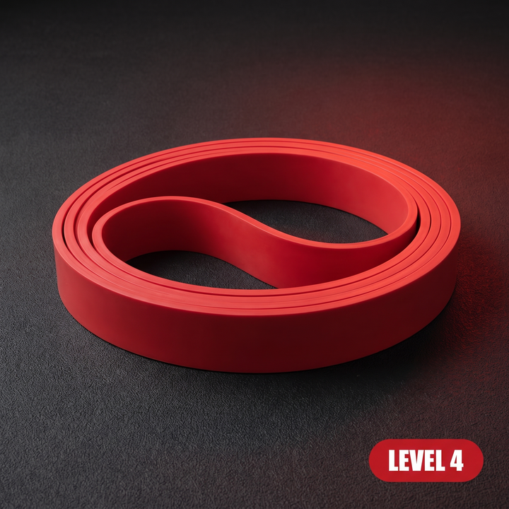 Professional Resistance Loop Bands Set - Red Resistance Band Level 4