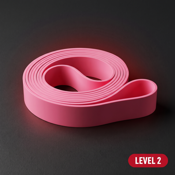 Professional Resistance Loop Bands Set - Pink Resistance Band Level 2