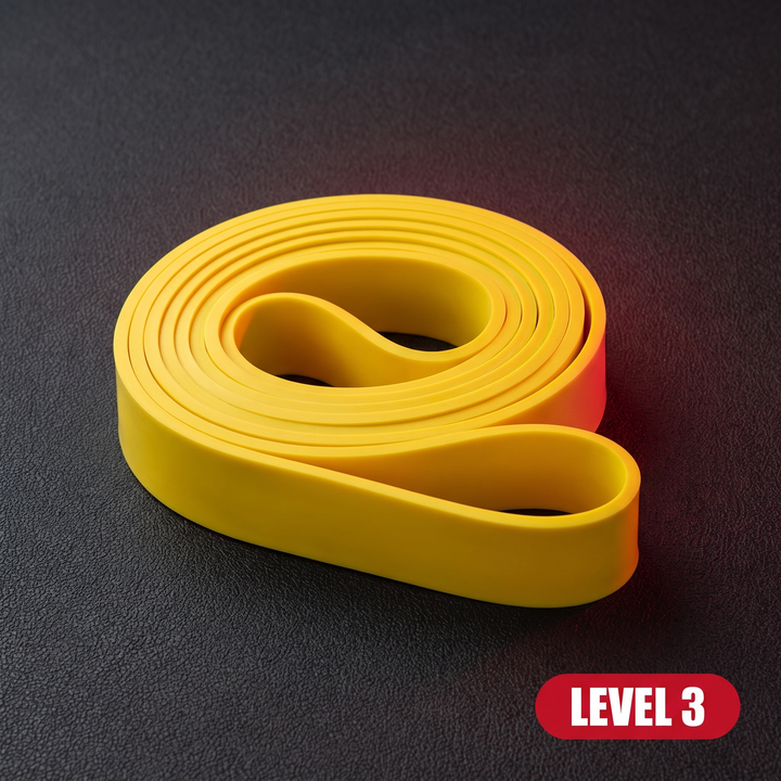 Professional Resistance Loop Bands Set - Yellow Resistance Band Level 3