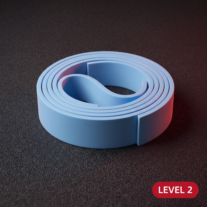 Professional Resistance Loop Bands Set - Light Blue Resistance Band Level 2