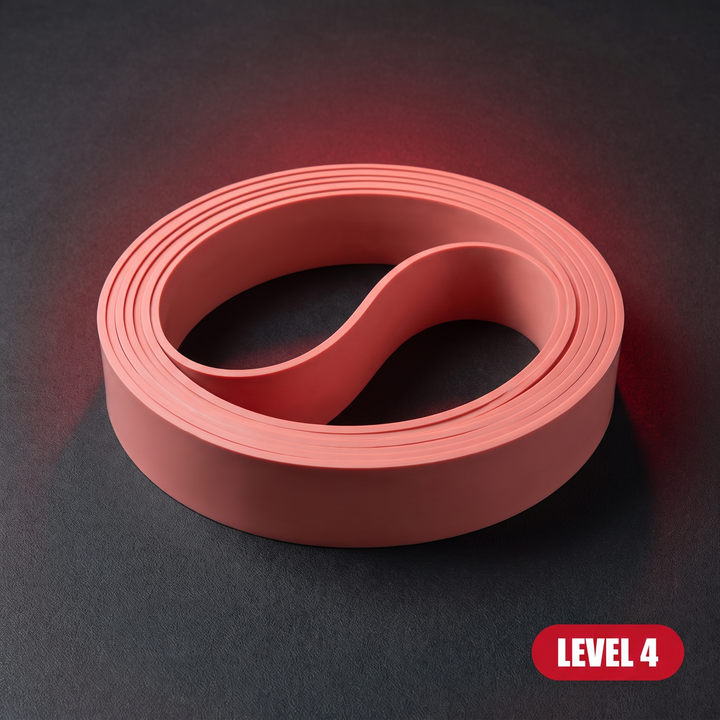 Professional Resistance Loop Bands Set - Macaron Red Resistance Band Level 4
