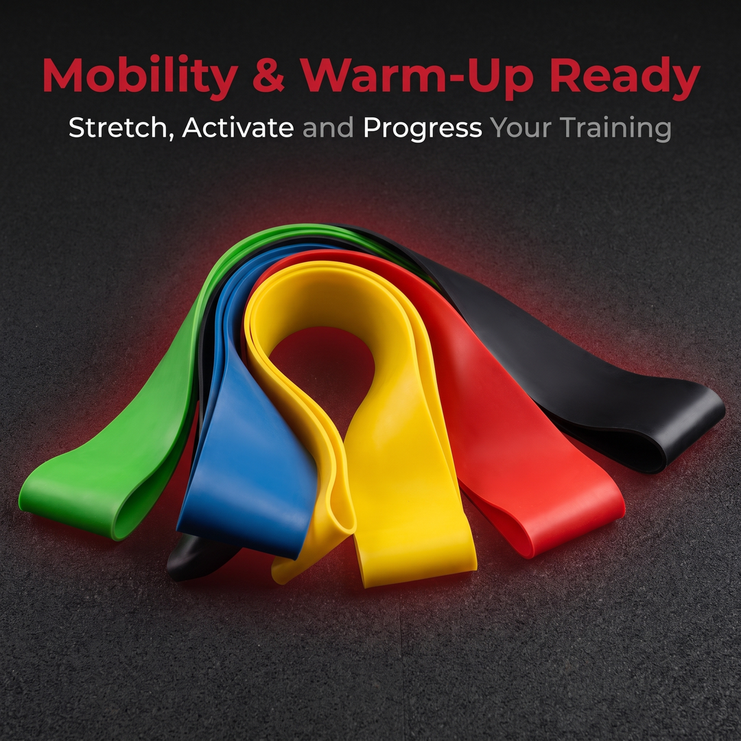 Professional Resistance Loop Bands Set - Mobility and Warm-Up Ready