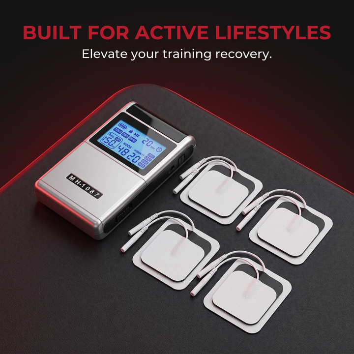 Professional TENS EMS Muscle Stimulator 4-Channel - Built for Active Lifestyles