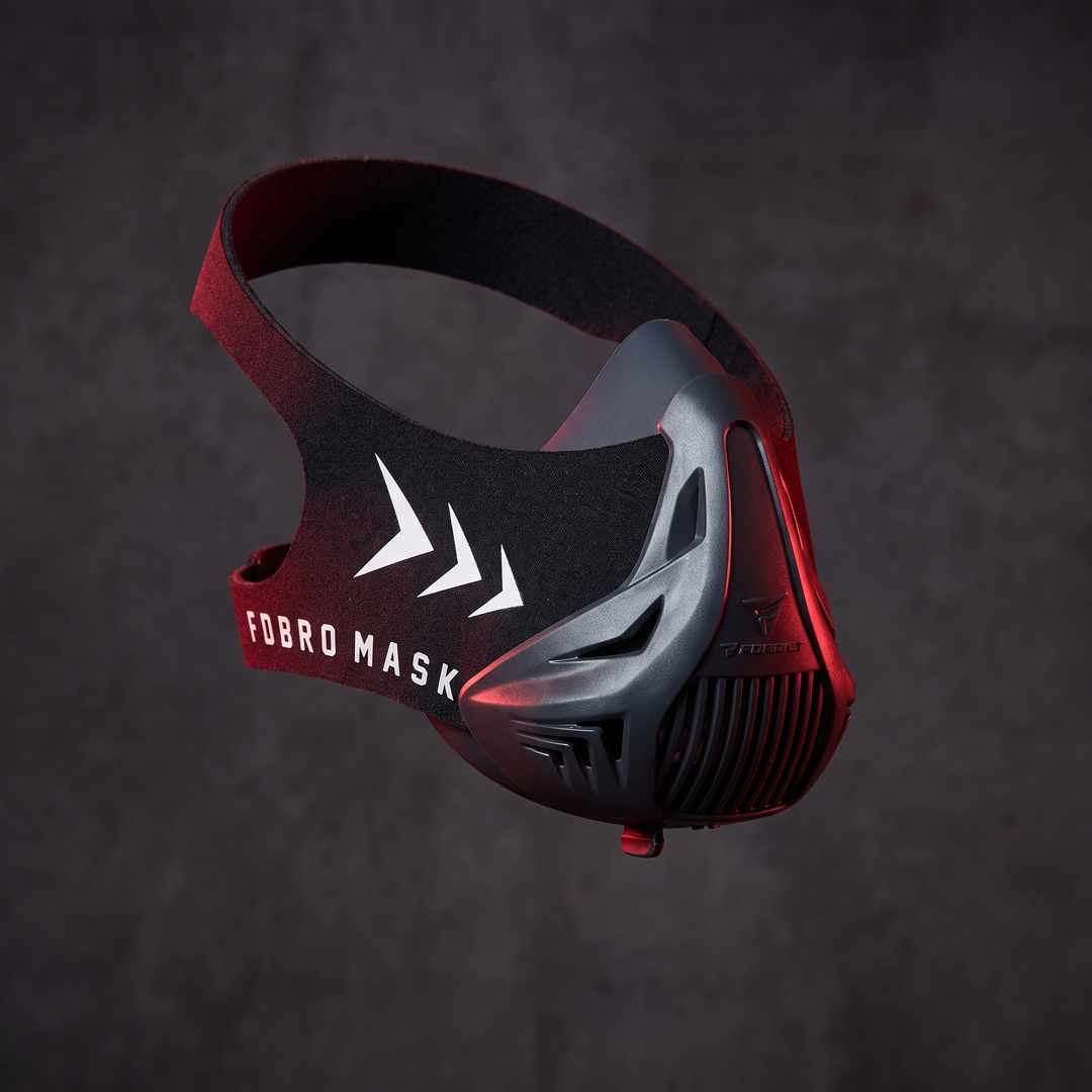 Professional Training Mask Elevation Simulation Cardio Endurance Mask - Black Hero Shot