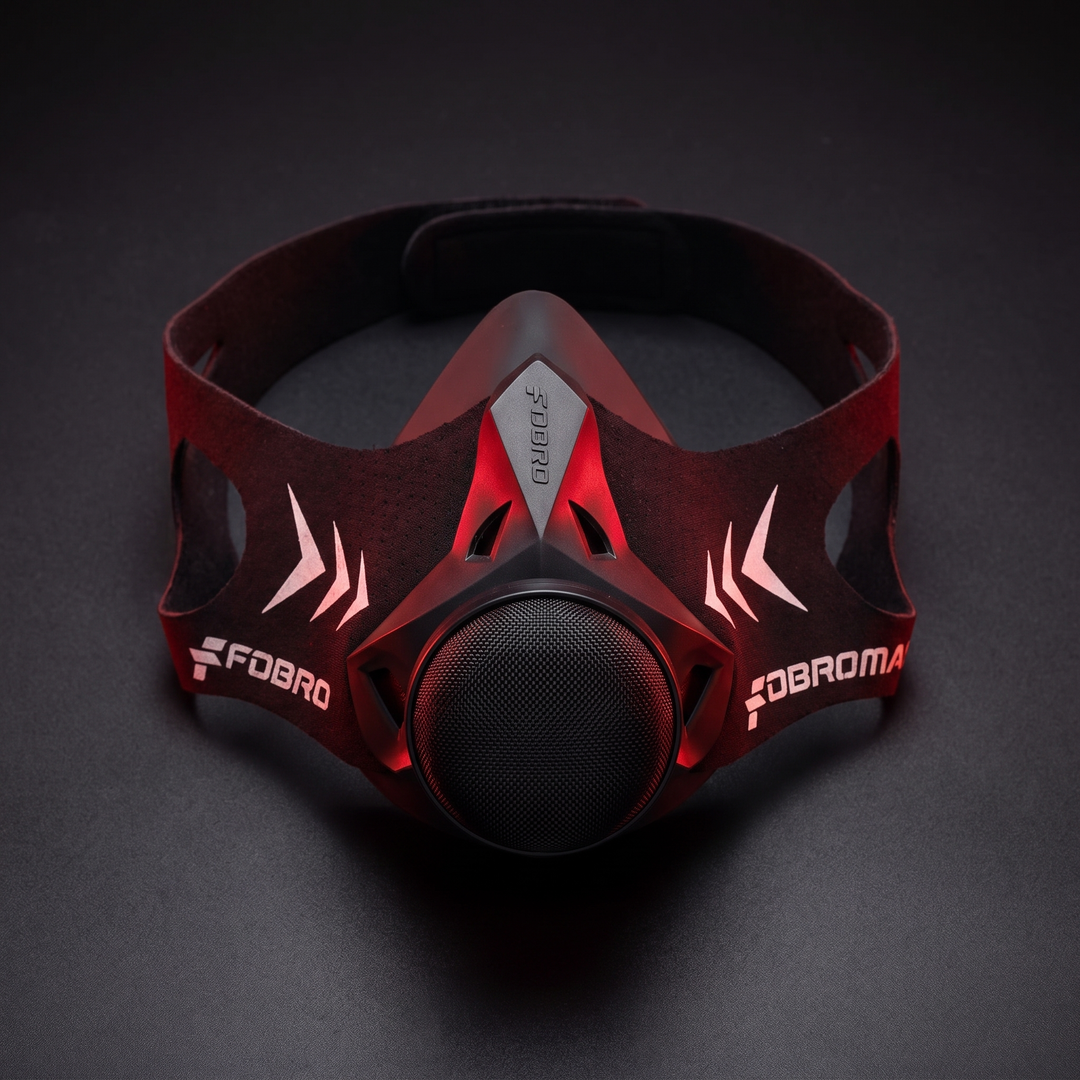 Professional Training Mask Elevation Simulation Cardio Endurance Mask - Filter Black Variant