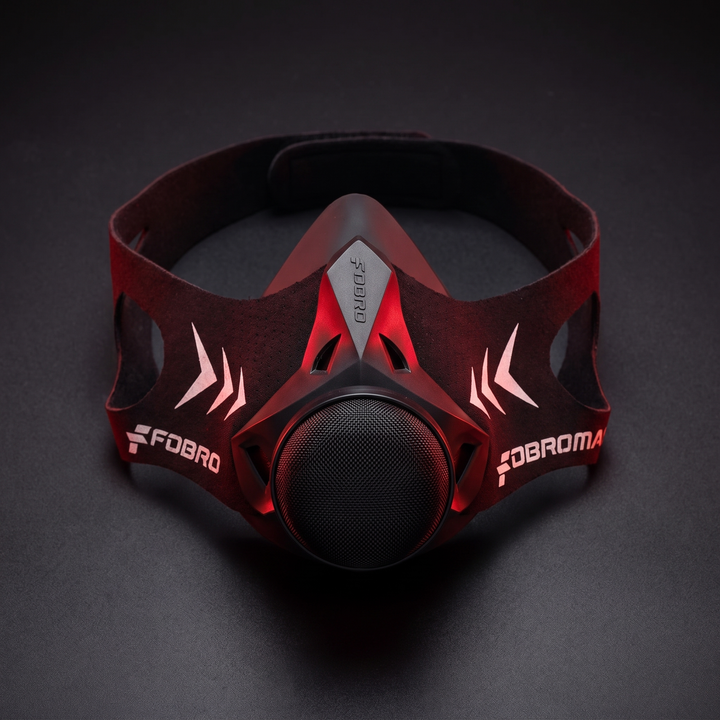 Professional Training Mask Elevation Simulation Cardio Endurance Mask - Filter Black Variant