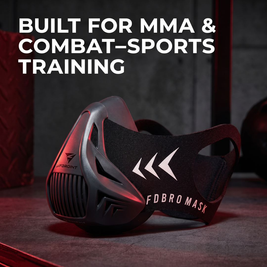 Professional Training Mask Elevation Simulation Cardio Endurance Mask - MMA Combat-Sports Styling Feature