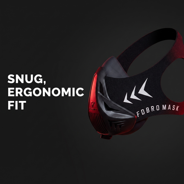 Professional Training Mask Elevation Simulation Cardio Endurance Mask - Snug Ergonomic Fit Feature