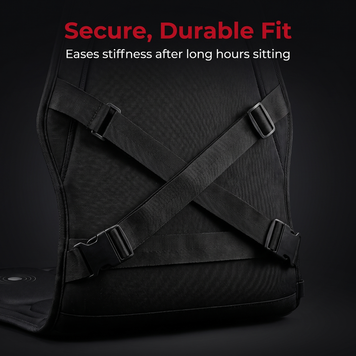 Professional Vibrating Massage Seat Cushion Back Neck Shoulder Lumbar Massager for Home Car Office Chair Seat Pad Pain Relief Relaxation
