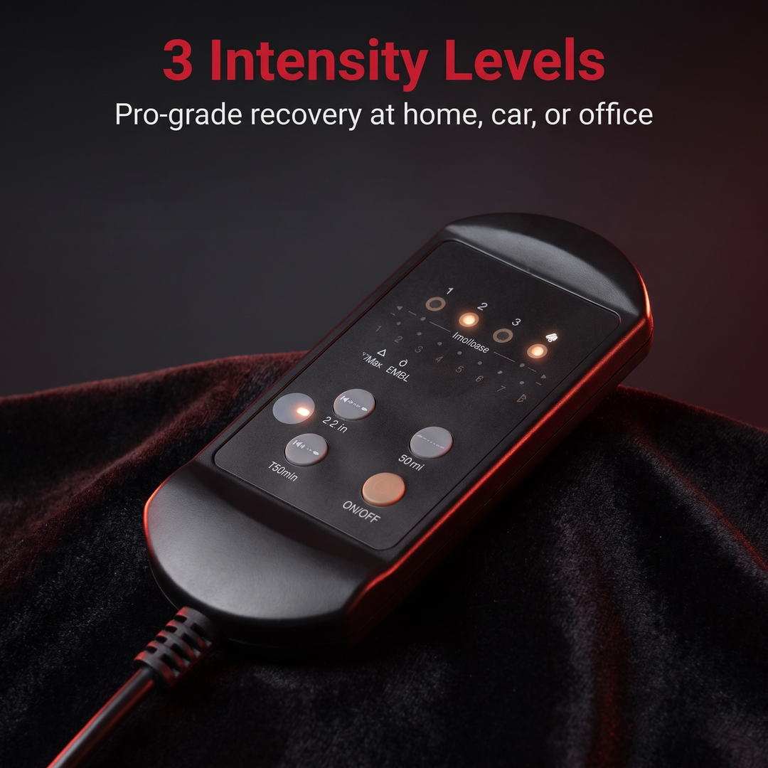 Professional Vibrating Massage Seat Cushion Back Neck Shoulder Lumbar Massager for Home Car Office Chair Seat Pad Pain Relief Relaxation