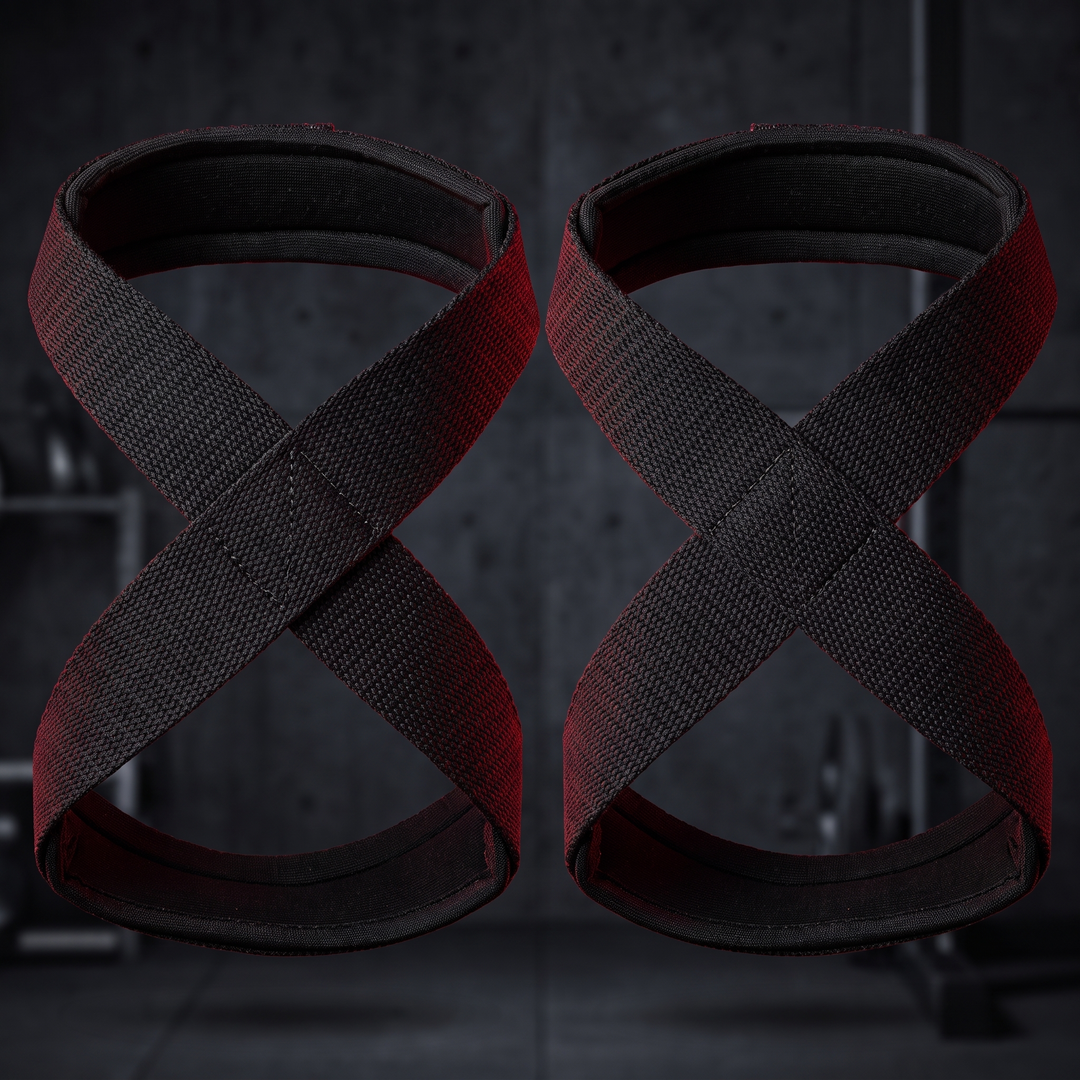 Professional Weightlifting Wrist Wraps Hand Support Straps Anti-Slip Gym Lifting Grips Polyester Bracer for Strength Training Home Workout