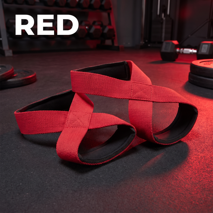 Professional Weightlifting Wrist Wraps Hand Support Straps Anti-Slip Gym Lifting Grips Polyester Bracer for Strength Training Home Workout