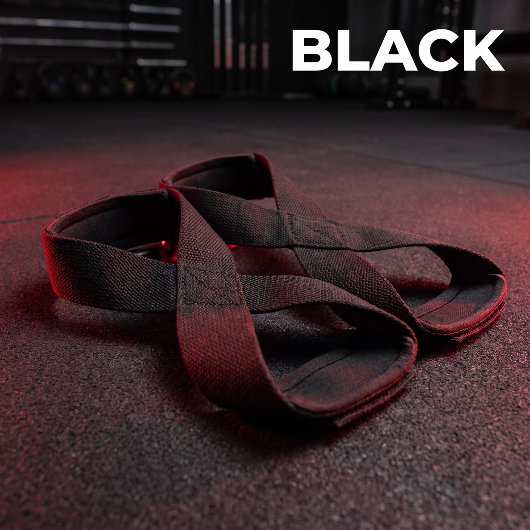 Professional Weightlifting Wrist Wraps Hand Support Straps Anti-Slip Gym Lifting Grips Polyester Bracer for Strength Training Home Workout