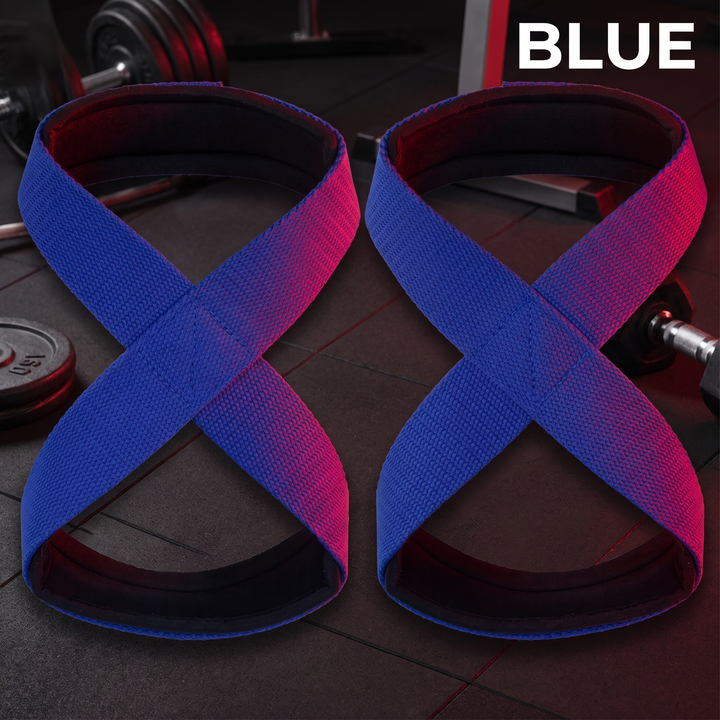Professional Weightlifting Wrist Wraps Hand Support Straps Anti-Slip Gym Lifting Grips Polyester Bracer for Strength Training Home Workout
