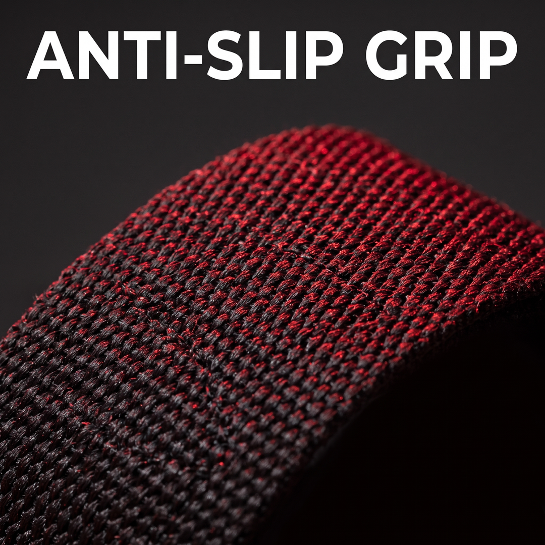 Professional Weightlifting Wrist Wraps Hand Support Straps Anti-Slip Gym Lifting Grips Polyester Bracer for Strength Training Home Workout