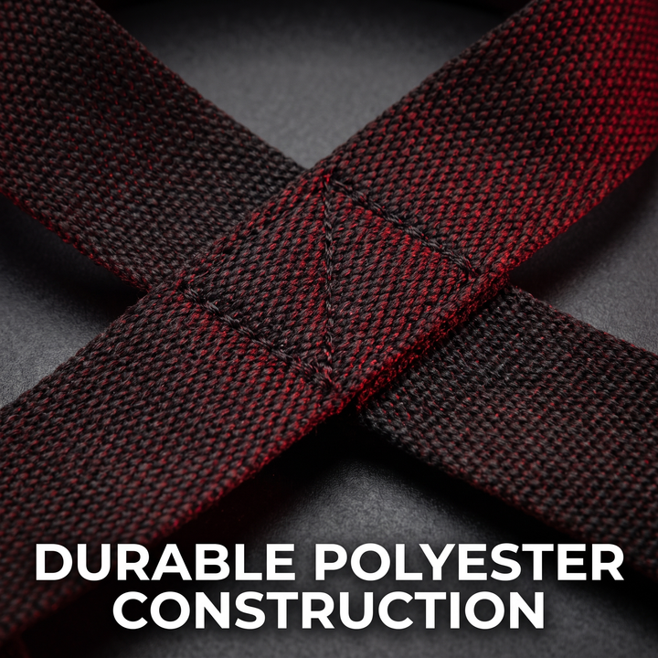 Professional Weightlifting Wrist Wraps Hand Support Straps Anti-Slip Gym Lifting Grips Polyester Bracer for Strength Training Home Workout