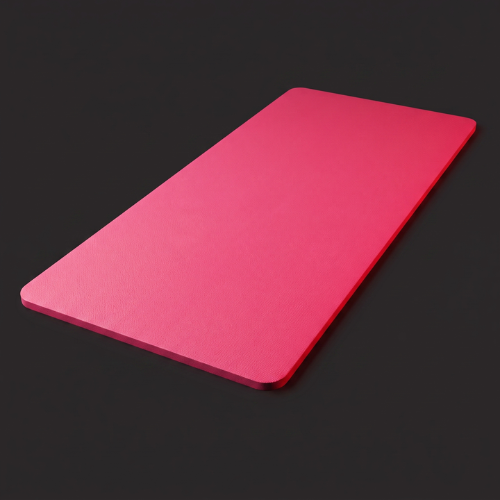 Professional Yoga Mat Extra Thick 10mm Non-Slip NBR Exercise Mat with Carry Strap Pilates Gym Workout Fitness Mat 183cm x 61cm - Pink