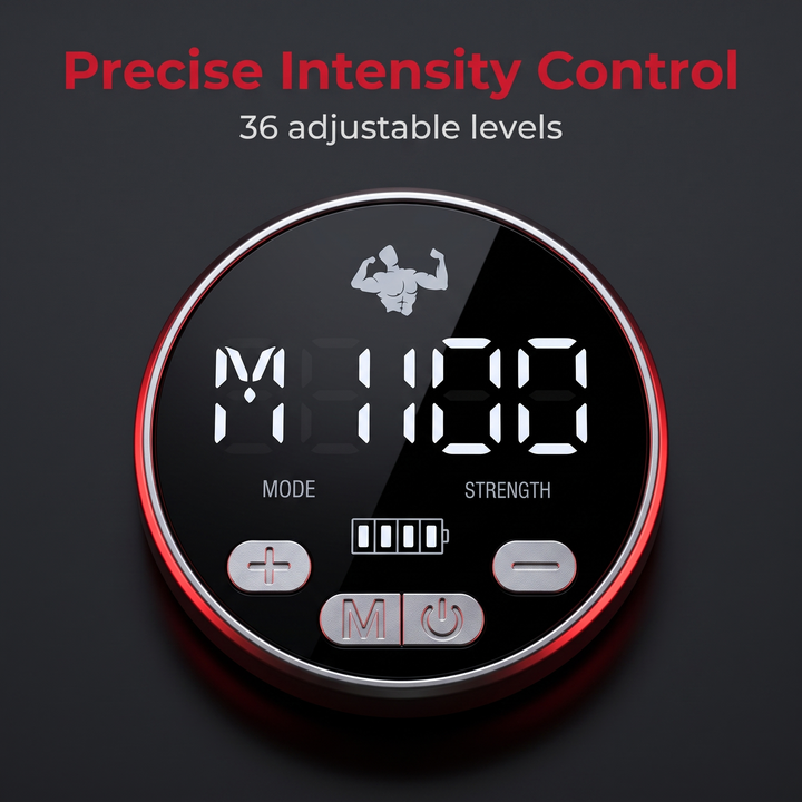 Rechargeable EMS Foot Massager Slippers - Precise Intensity Control Dial