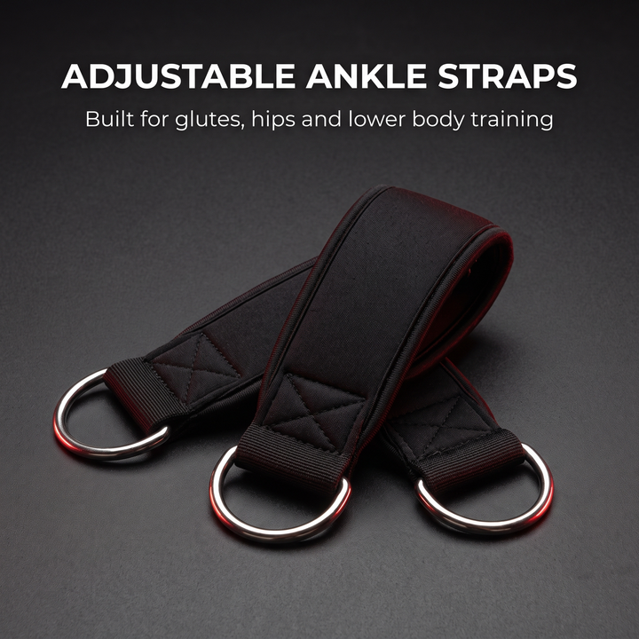 Professional Elastic Resistance Band Set with Rods Full Body Strength Training Home Gym Workout Bands Portable Fitness Kit Rehabilitation Exercise