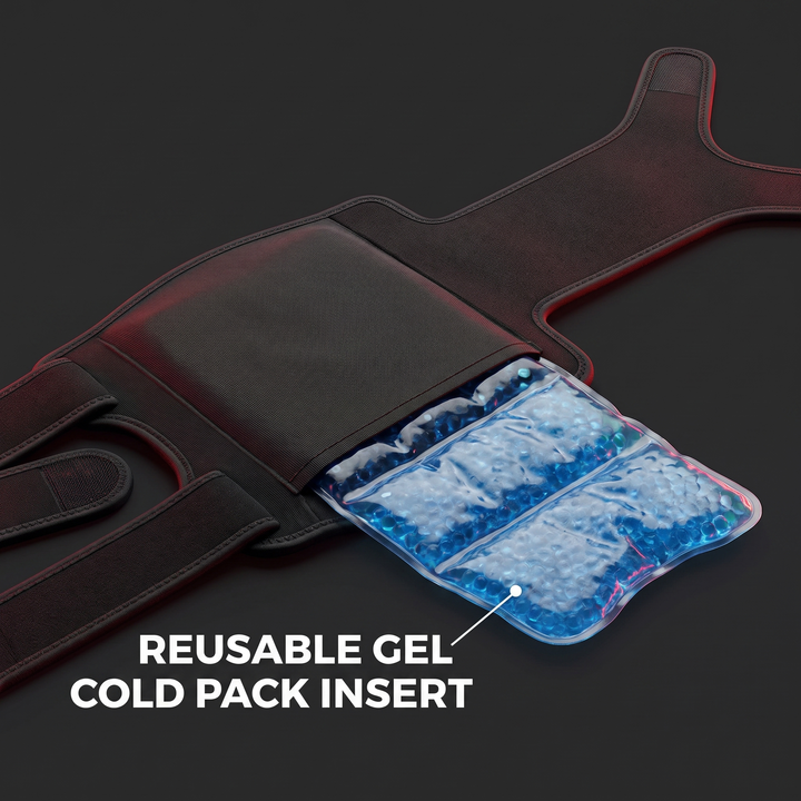 Reusable Knee Ice Pack Wrap - Reusable Gel Cold Pack Insert