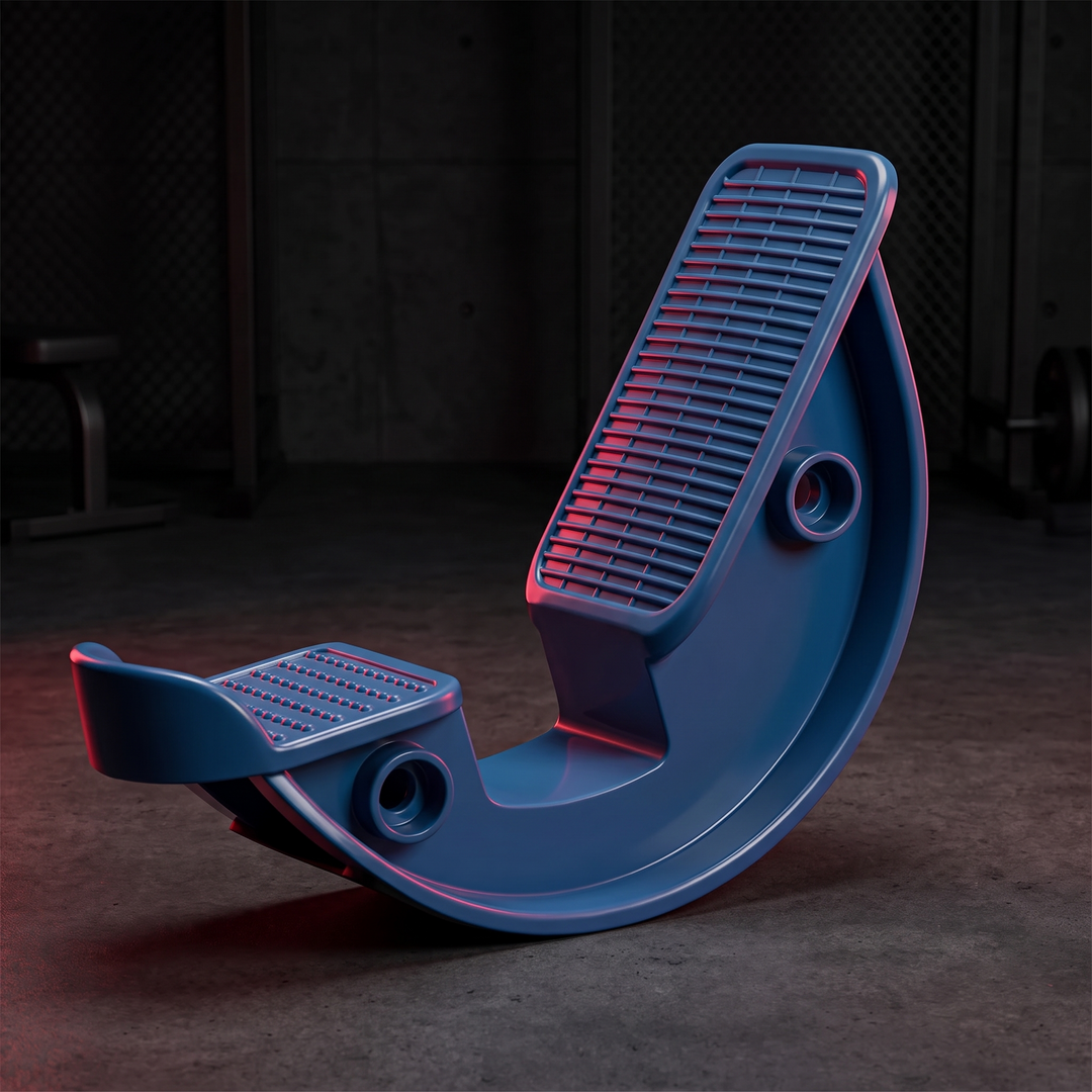 PHYSIOATHLETX blue stretching wheel calf and ankle stretcher pedal trainer, hero view