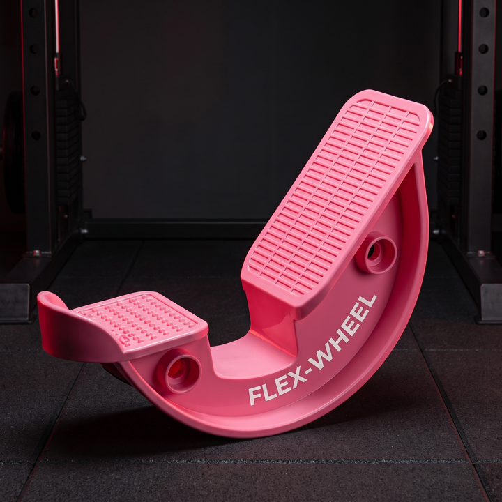 PHYSIOATHLETX pink stretching wheel calf and ankle stretcher pedal trainer, hero view