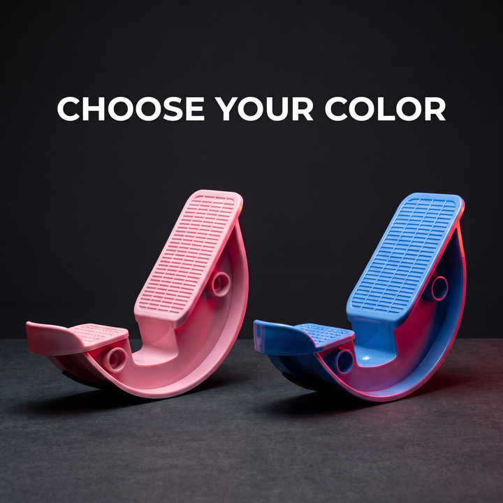 PHYSIOATHLETX stretching wheel calf stretcher, pink and blue color options comparison