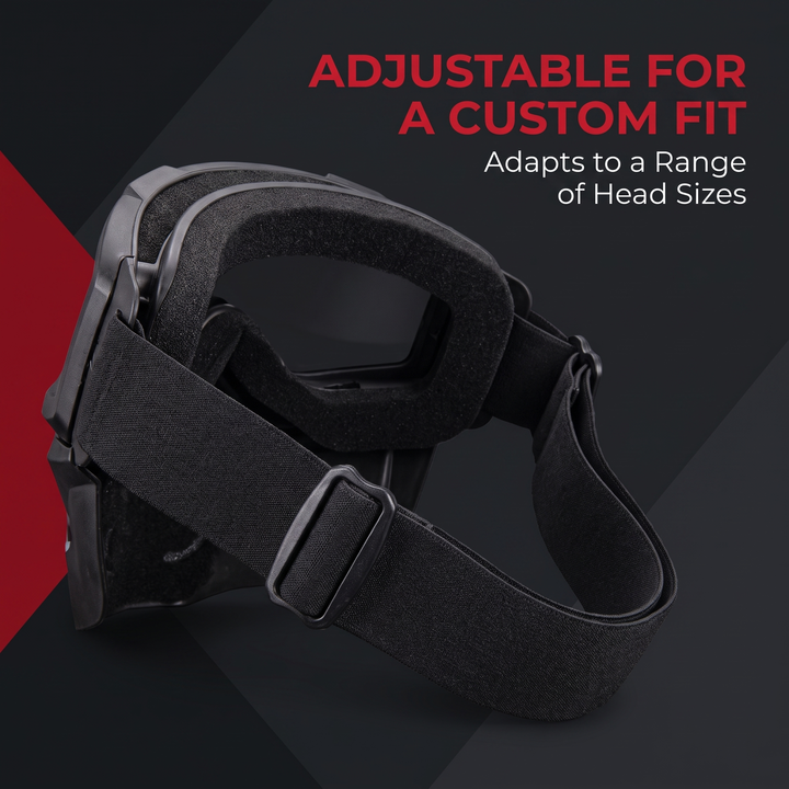 Tactical Goggles with Skull Face Mask - Adjustable Strap for Custom Fit