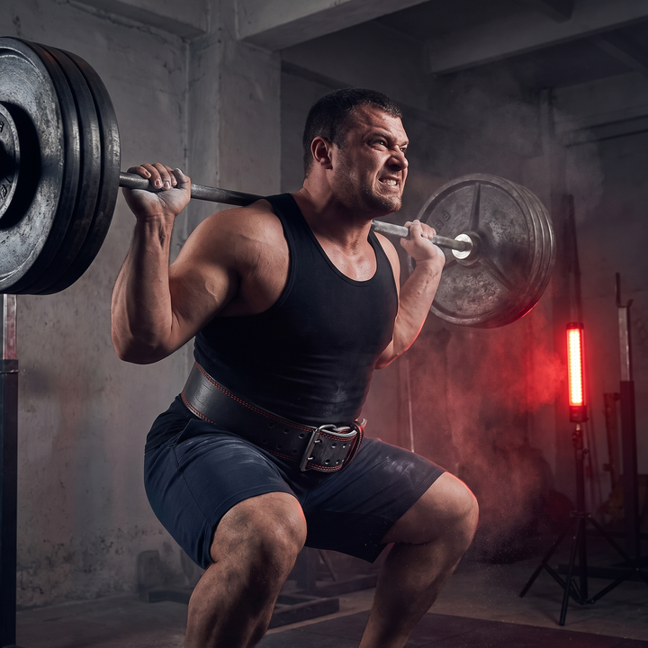 Heavy-Duty Weight Lifting Belt Auto-Locking Buckle Powerlifting Belt for Squats Deadlifts Gym Training Support Belt for Men Women