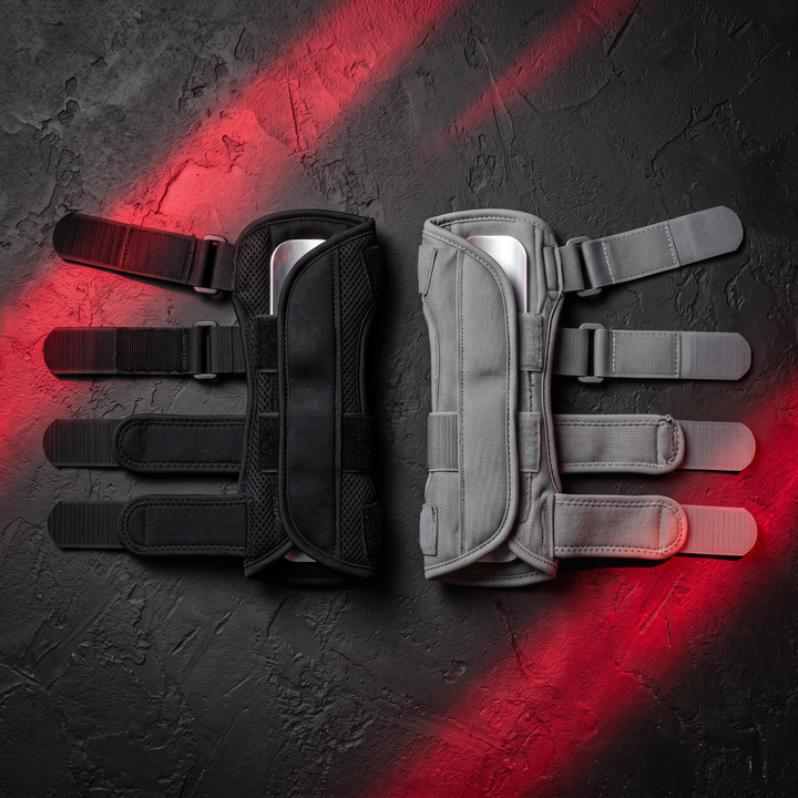 Adjustable Wrist Brace and Support Splint - Black and Grey Construction Detail