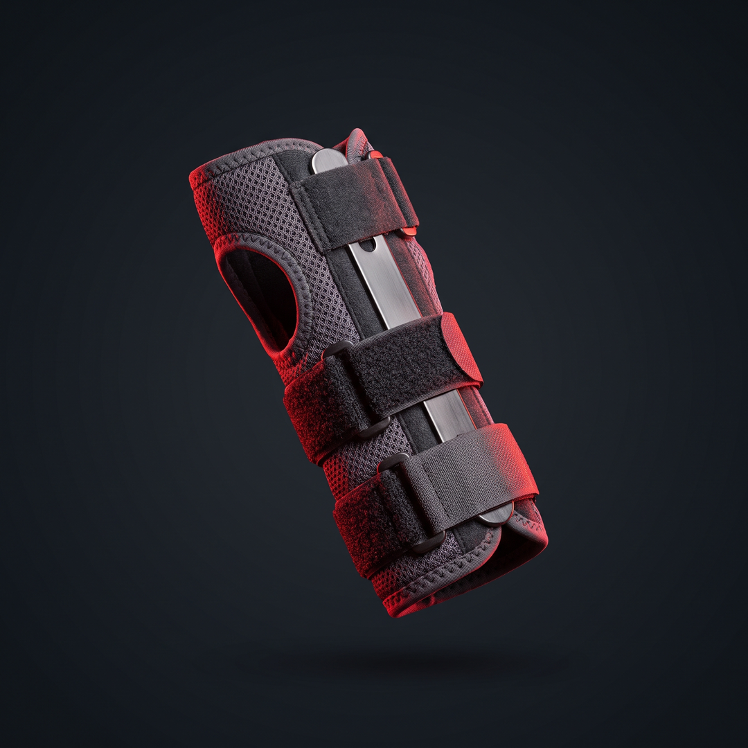 Adjustable Wrist Brace and Support Splint - Grey
